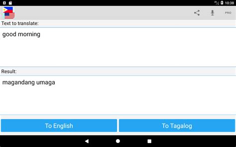 english tagalog google translate